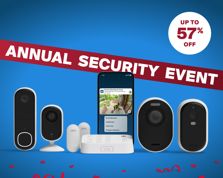 Annual Security Event Save Up To 57 Off 2K Cameras, Floodlights